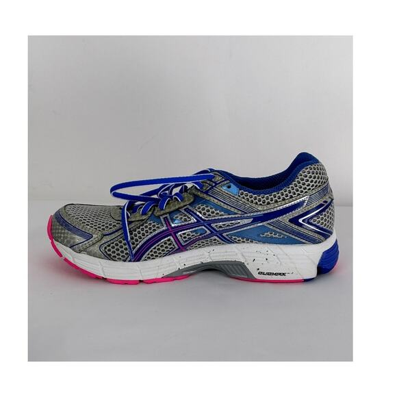 Asics Womens Gel GT 1000 T3R6N Silver Running Shoes Sneakers Size 8 Blue - Picture 8 of 12